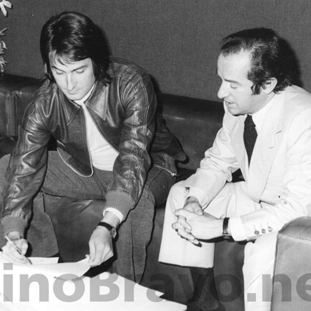 Imagen biografía Nino Bravo renovación contrato Fonogram